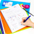 BAZIC Ballpoint Pen Ixion - Assorted Colors - 1.0 mm Bold Point - Smooth Writing - 5/Pack
