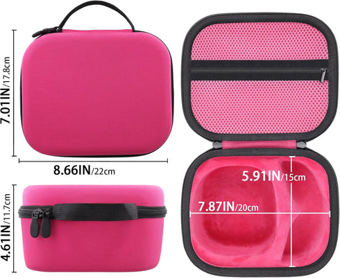 Storage Case Compatible with Walkers Razor Slim/Howard Leight Honeywell Impact Sport Electronic Ear Protection Muffs
