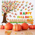 Fall Tree Bulletin Board Sets with Autumn Decorations, Happy Fall Cutouts for Thanksgiving Party Classroom