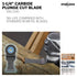 BOSCH OSL002C 2-Piece Mixed Set, 3/4 in. & 1-1/4 in. Starlock Oscillating Multi Tool Metal & More Carbide Extreme