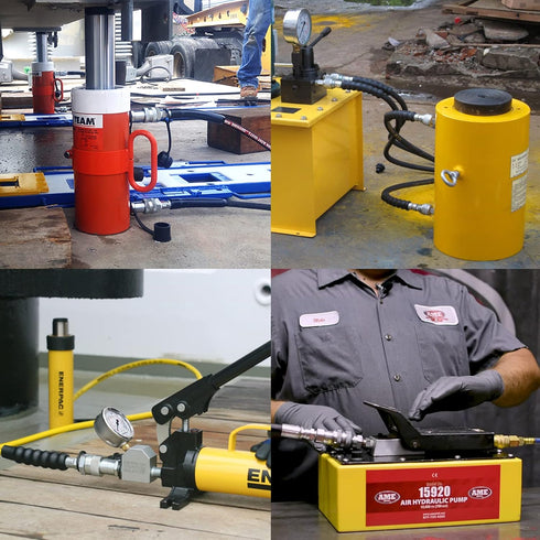3/8" Hydraulic Quick Coupler Set Replaces Enerpac C-604, Connect and Disconnect Under 10,000 PSI
