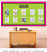 Carson Dellosa 36Ft of Hot Pink Bulletin Board Borders, 13 Strips of Scalloped Trim for Valentine's Day