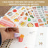 bloom daily planners Meal Planning Stickers - 8 Sheets / 592 Stickers for Menu Prepping and Grocery Shopping