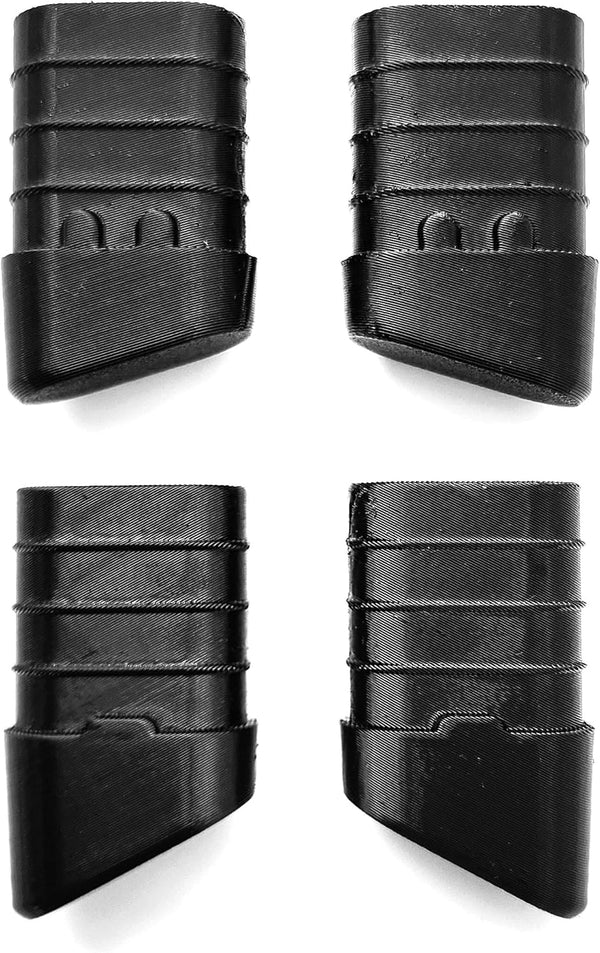Generic Lifetime Folding Chair Replacement Foot Caps (Set of 4), Black