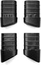 Generic Lifetime Folding Chair Replacement Foot Caps (Set of 4), Black