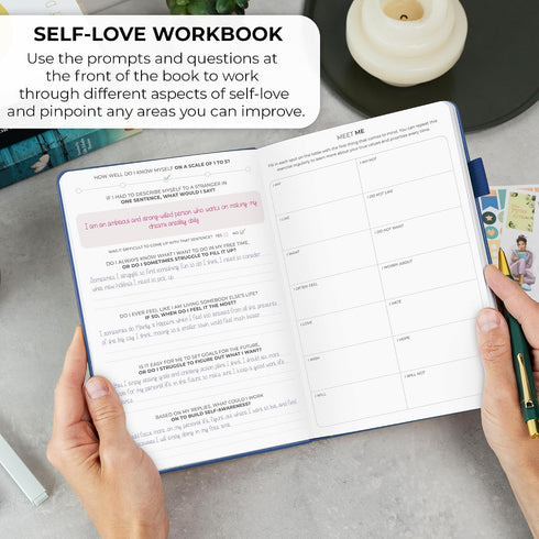 Clever Fox Self-love Journal Guided Self-Discovery Log for Self-care, Reflection & Self-help, Mental Health, Gratitude