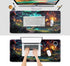 IMAYONDIA (35.4x15.7 Mushroom Anime Desk Mat in), Fairy Forest Large Gaming Mouse Pad for Laptop Computer, Tabletop