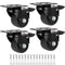 Finnhomy 2.5 Inch Heavy Duty Caster Wheels Set of 4, Lockable Premium Nylon for Toolbox