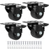 Finnhomy 2.5 Inch Heavy Duty Caster Wheels Set of 4, Lockable Premium Nylon for Toolbox