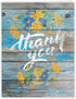 The Best Card Company - 1 Big Thank You Card from All of Us - Group Gratitude Notecard with Envelope - Driftwood