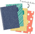 Pukka Pad Carpe Diem 5-Subject Double Spiral Bound Notebook 3-Pack - 200 Pages of 80GSM Paper with Repositionable