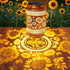 Sunflower Solar Lanterns Outdoor Waterproof with Shepherd Hook, Sunflower Gifts for Mothers Day Birthday Women Mom