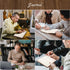 CAGIE Leather Vintage Journal for Men, Soft Cover, 180 Lay Flat Pages, 5.7'' x 8.3'', Dark Brown Writing Diary