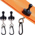 Magnetic Hooks for Canopy, Heavy Duty Magnet Clip Hanger with Carabiner for Camping, Tent Canopy Organizer (Small)