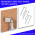 Tweruna 80 (1.60.5cm/0.60.2inch) PCS Plantation Shutter Repair Kit, Plantation Shutter Staples, Replacement Louvers
