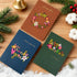 Wanateber 3 Pack 5.1x3.7 Inch Greeting Cards, Thank You Cards with Envelopes, Retro Florals Best Wishes Card- Suitable
