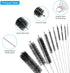 PATIKIL 8.3" Straw Cleaner Brush Set, 10 Different Diameter Stainless Steel Nylon Pipe Wire Cleaning Brush for Lab