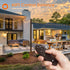 Dimmer 300W, 2h/4h/6h/8h, 4 Dimmer addlon for Outdoor String Lights, Timing Brightness Level, Remote Control, Control