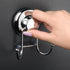 (2 Pack) HASKO accessories - Powerful Vacuum Suction Cup Hooks - Organizer for Towel, Bathrobe and Loofah - Strong