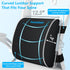 SweetSlubr Set, Tailbone Ergonomic Memory Foam Seat Cushion & Lumbar Support Pillow Orthopedic Coccyx Cushion