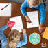 SCRIBBLEDO Multiplication Math Practice, 9”x12” Small White Board, Dry Erase Sheets for 3rd Grade Classroom Pack