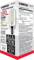 Satco S21340/06 2.8-Watt E12 Bulbs, 2700K, 15000 Dimmable, 6 Pack LED Light Hour Rating