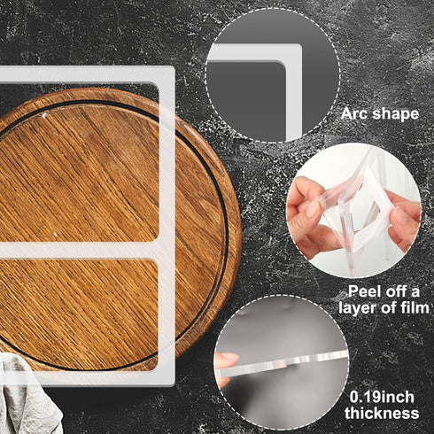 5mm 4) Valet Tray Router Templates, Thick Acrylic Templates for Woodworking, DIY Router Inlay Template for Painting
