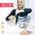 Bread Bags with Ties, 100 Clear Reusable Bags and 100 Ties for Homemade Bread and Bakery Loaf