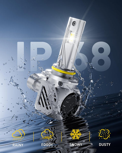 9006 Bulbs, 1000% 3 20 99% Pack 2 AUXITO LED Brighter, Min Quick Install,Non-Polarity Plug and Play, Years Lifespan, No