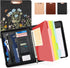 Ospelelf Leather Portfolio Folder with Zipper - 3 Ring Binder with Clipbard, 12.1” Tablet Sleeve, 5 Dividers, 10 Pockets