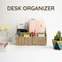 KOLWOVEN Sea Grass Magazine Display Holder, Mail Organizer Countertop, Bill Sorter, File Organizer for Desk and Home