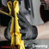 Cranberry Carbon Black Nitrile Exam Gloves, Pack of 200, Medium, 3.2 Mil