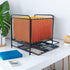 SETTFRFE Hanging File Folder Organizer with Drawer, Mesh File Bins for Hanging Files, Letter Size, Black