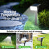 3 Pack/62 3 2-in-1 nipify Solar Spot Lights Outdoor, LED Solar Motion Sensor Lights Outdoor Waterproof, Modes Solar