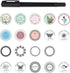 Labels for Lip Balm Container Jars - Value Pack of 600 Stickers - 200 Writable & 400 Printed Self Adhesive
