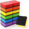 Tamaki 12 Pack Magnetic Whiteboard Erasers, Dry Erasers for White Board, 6 Colors, Square, 2 x 2 x 0.8 Inch