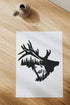 Bull Elk Stencil, Reusable 10 mil Mylar for Airbrush, Murals, Tees, and More - DIY Art & Craft Supplies STENCILAIR