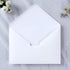 PONATIA 50 PCS/Pack White A7 Envelopes, 5.25 x 7.5'', Perfect for 5 x 7'' Wedding Invitation Cards, Christmas Gift Cards