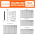 Straight Finish Nails, 16 Gauge, 2000-Pack (1-1/2", 1-3/4", 2", 2-1/2", 500 Per Size), Galvanized, Assorted Size Project Pack, for Pneumatic, Electric 16GA Straight Finish Nailer