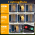 3 (2 Pack, Solar Barn Lights Outdoor, Dusk to Dawn Outdoor Wall Sconces, Lighting Modes with Motion Sensor, Waterproof