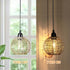 TWINKVILLA Bulb, Porch-2Pack Battery Operated Hanging Pendant Lantern Lights, Outdoor Chandelier Light with Warm White