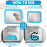 1+2PCS 2 Frozen Instant Ice Cream Maker, Food Grade Rolled Ice Cream Maker Machine with Shovel, Instant Cold Plate