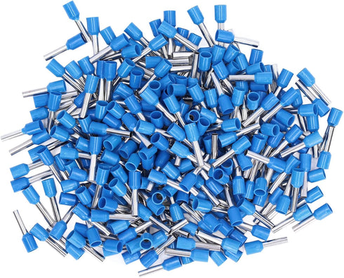 1000Pcs Wire Ferrules Terminals Kit, 12 AWG Insulated Pin Cord End Connectors for Electric Industry