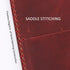 Leather Cover for Rite in the Rain Top Spiral Notebooks, Handmade Mini Pocket Notepad Holder - WINE