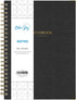 Blue Sky Professional Hardcover Executive Notebook, 160 Ruled Pages, Twin-Wire Binding, 5.75” x 8.5", Gray