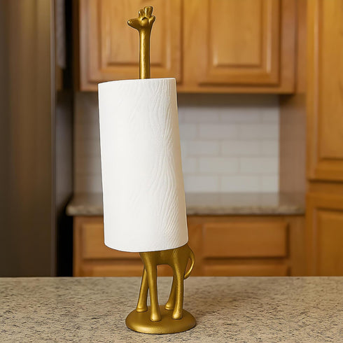 Counter Giraffes Paper Towel Holder Cast Iron Paper Towel Holder Funny Toilet Paper Holder for The Floor or in The
