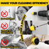6Pack Set Holikme Drill Brush Power Scrubber Cleaning Brush Extended Long Attachment All Purpose Drill Scrub Brushes