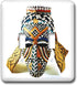 3dRose lsp_877_2 African Mask Double Toggle Switch