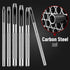 UNCO Hollow Leather Hole Punch Set, 6 pcs Steel Leather Punch Tool for Gasket and Hole Punching