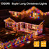 328FT 1200LED 8 IP67 OGORI Fairy Lights Outdoor, Multicolor Fairy String Lights Modes Remote & Timer, Waterproof Fairy